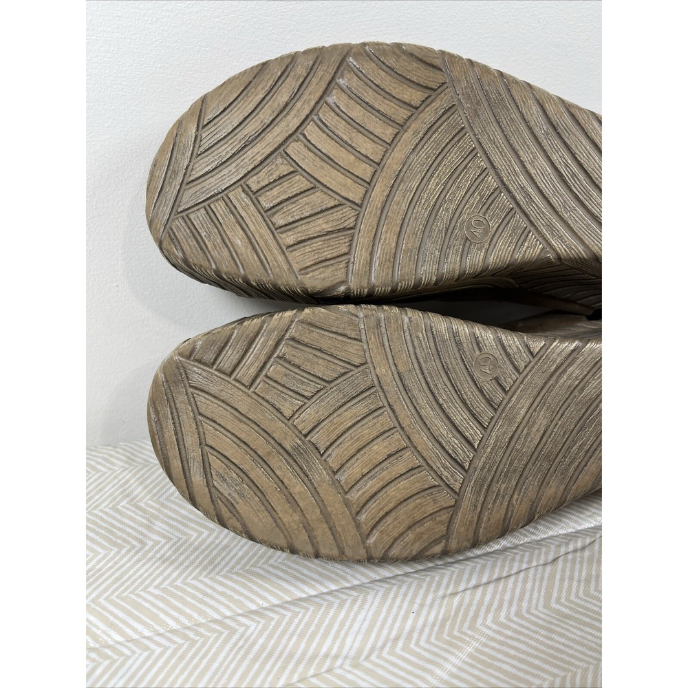 Wolky Women's Fogo Brown Leather Lace-Up Wedge Sandals Sz 40 9.5 Minimalistic - Picture 9 of 15